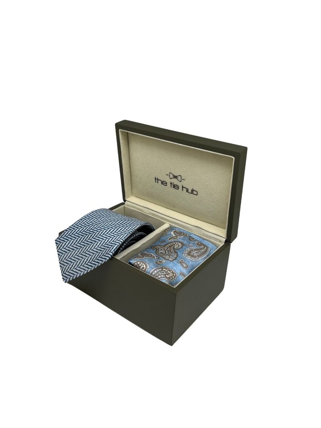 The Tie Hub Men Tie, Cufflinks, Pocket Square Accessory Gift Set of-image-19