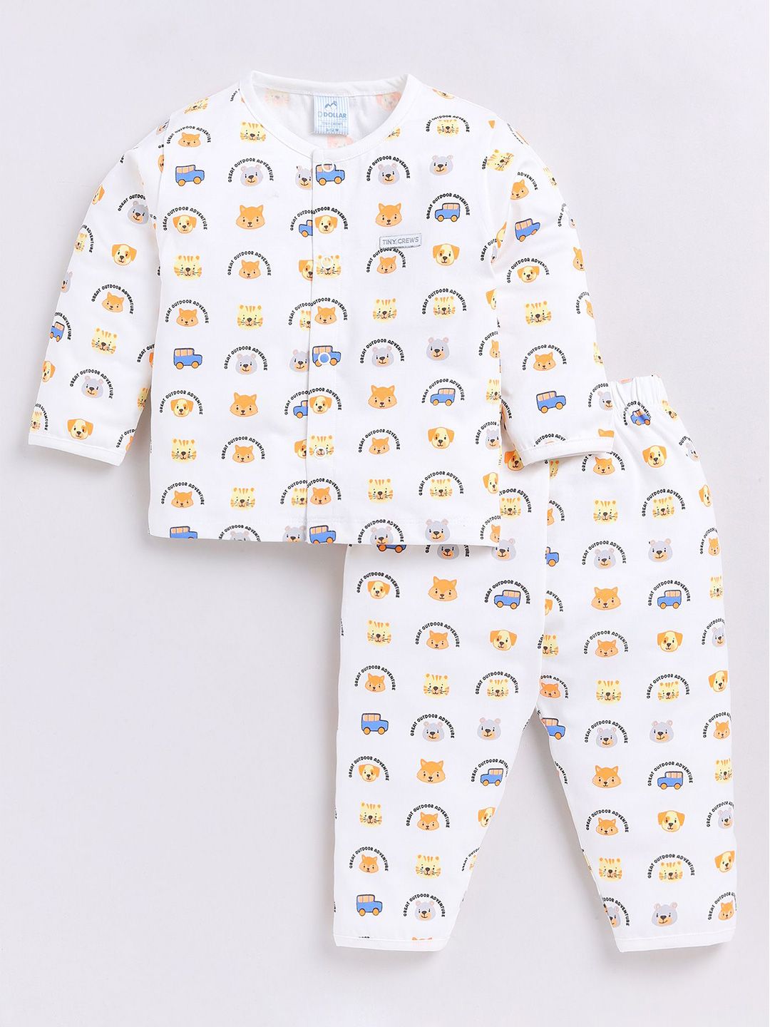 Dollar Boys Round Neck Printed T-Shirt with Trousers-picture-43