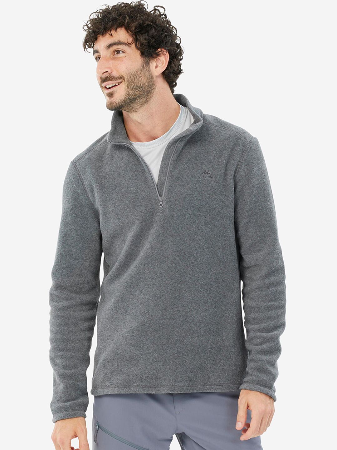 Quechua By Decathlon Mock Collar Neck Sports Jackets