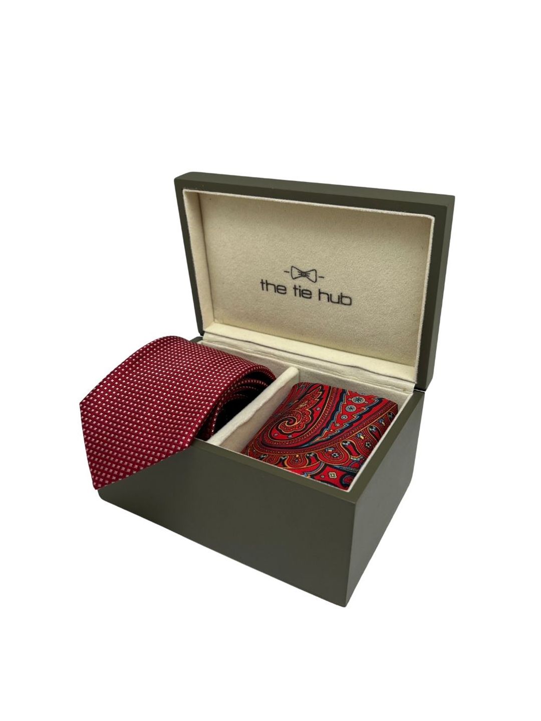 The Tie Hub Men Tie, Cufflinks, Pocket Square Accessory Gift-picture-57