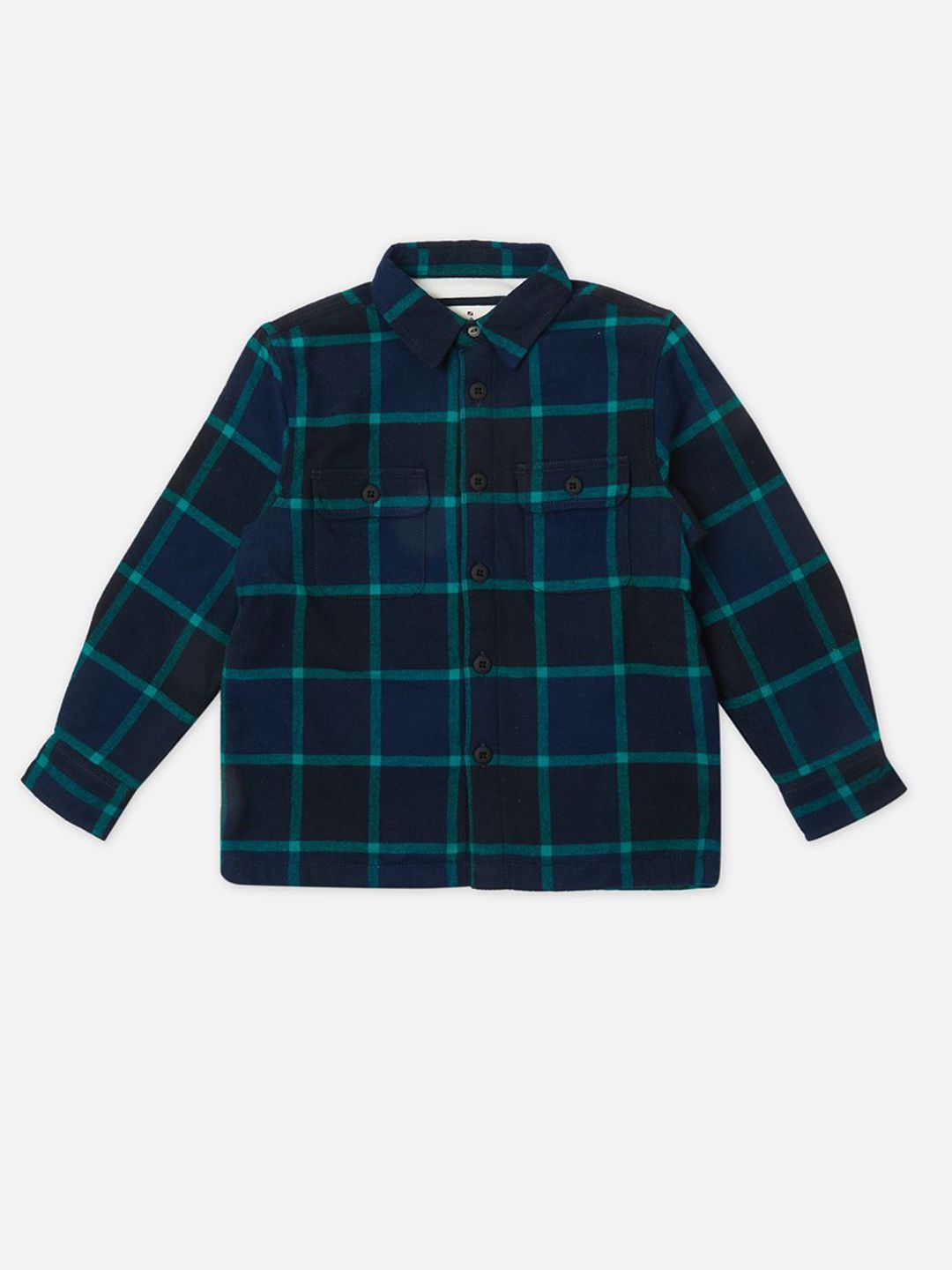 Pepe Jeans Boys Relaxed Spread Collar Checked Cotton Casual Shirt-picture-29