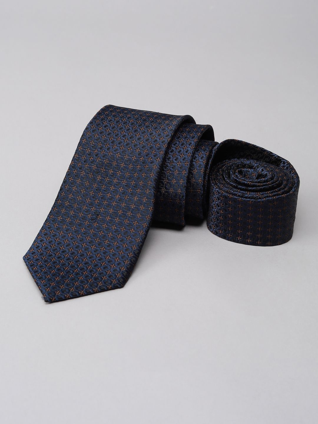 Peter England Men Woven Design Broad Tie-picture-32