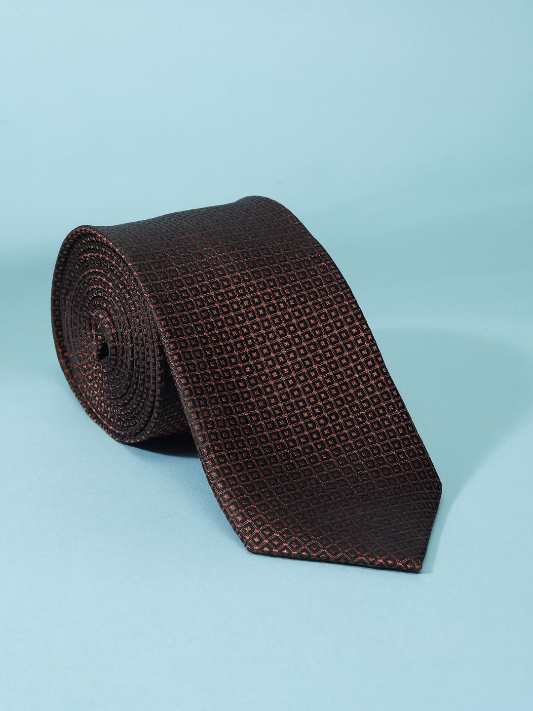 Peter England Men Checked Broad Tie-picture-20