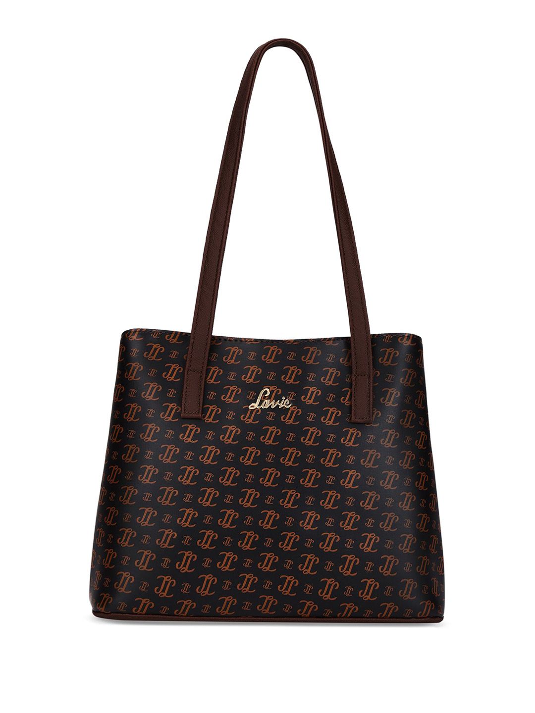 Lavie Women Brand Logo Printed Structured Shoulder Bag-picture-31