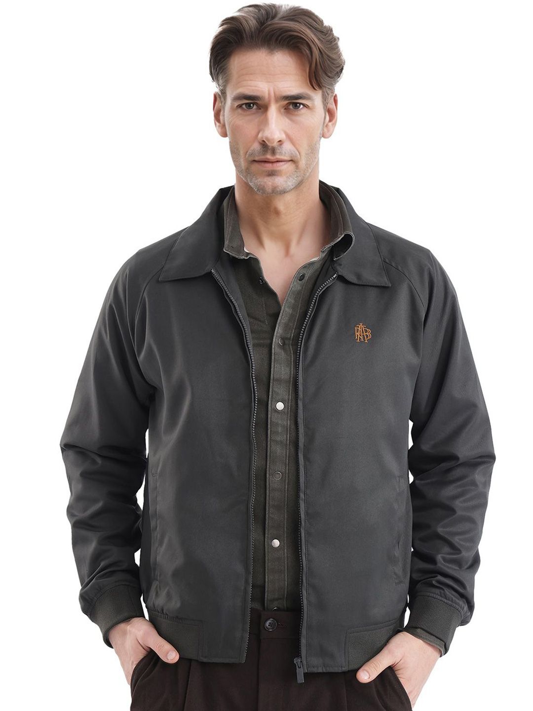 RARE RABBIT Men Cotton Bomber Jacket-picture-20