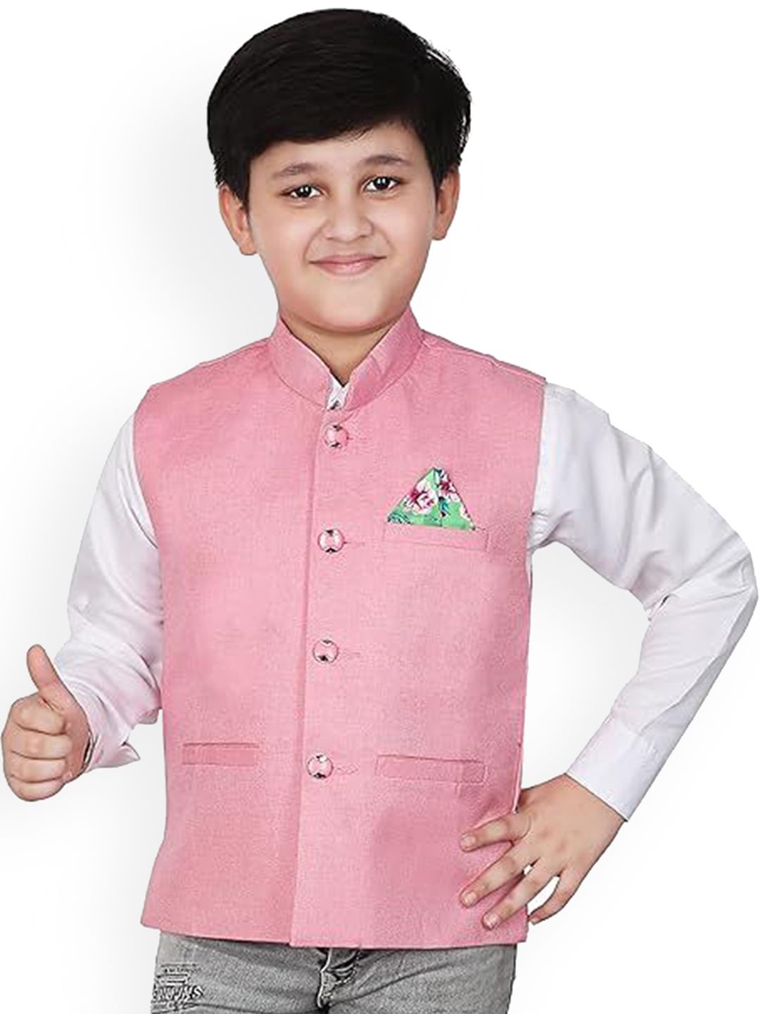 Eliq Kids Boys Nehru Jacket-picture-8