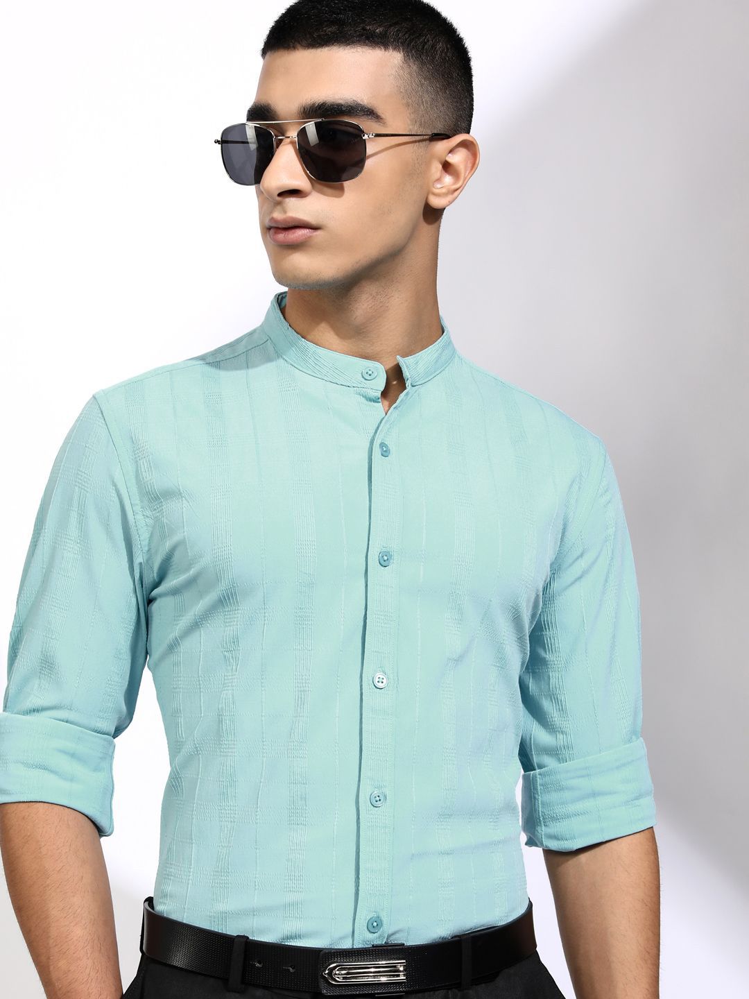 HIGHLANDER Men Opaque Striped Casual Shirt-picture-27