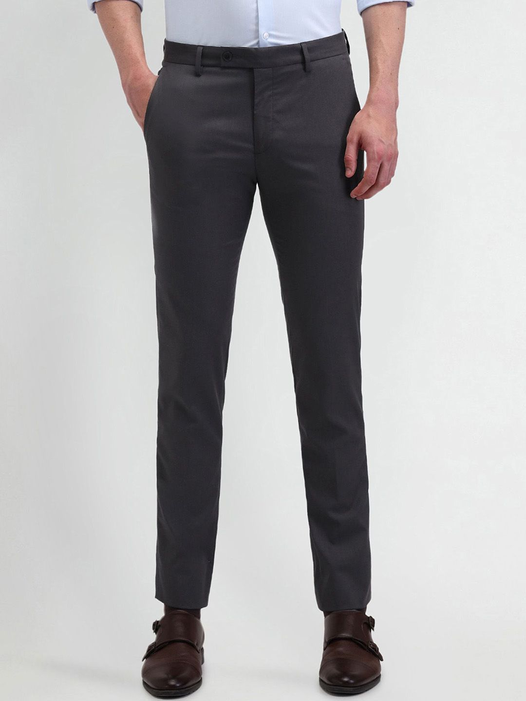 Arrow Men Urban Slim Fit Formal Trousers-picture-27