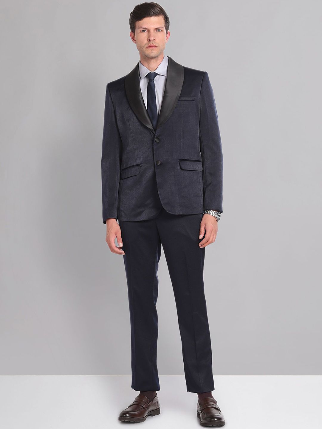 AD By Arvind Men Single-Breasted Two-Piece Suit-picture-41