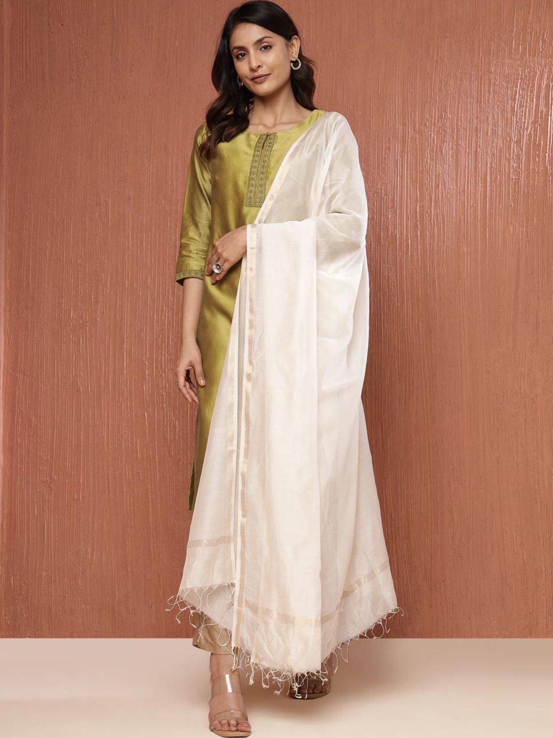 Fabindia Natural Maheshwari Dupatta-picture-20