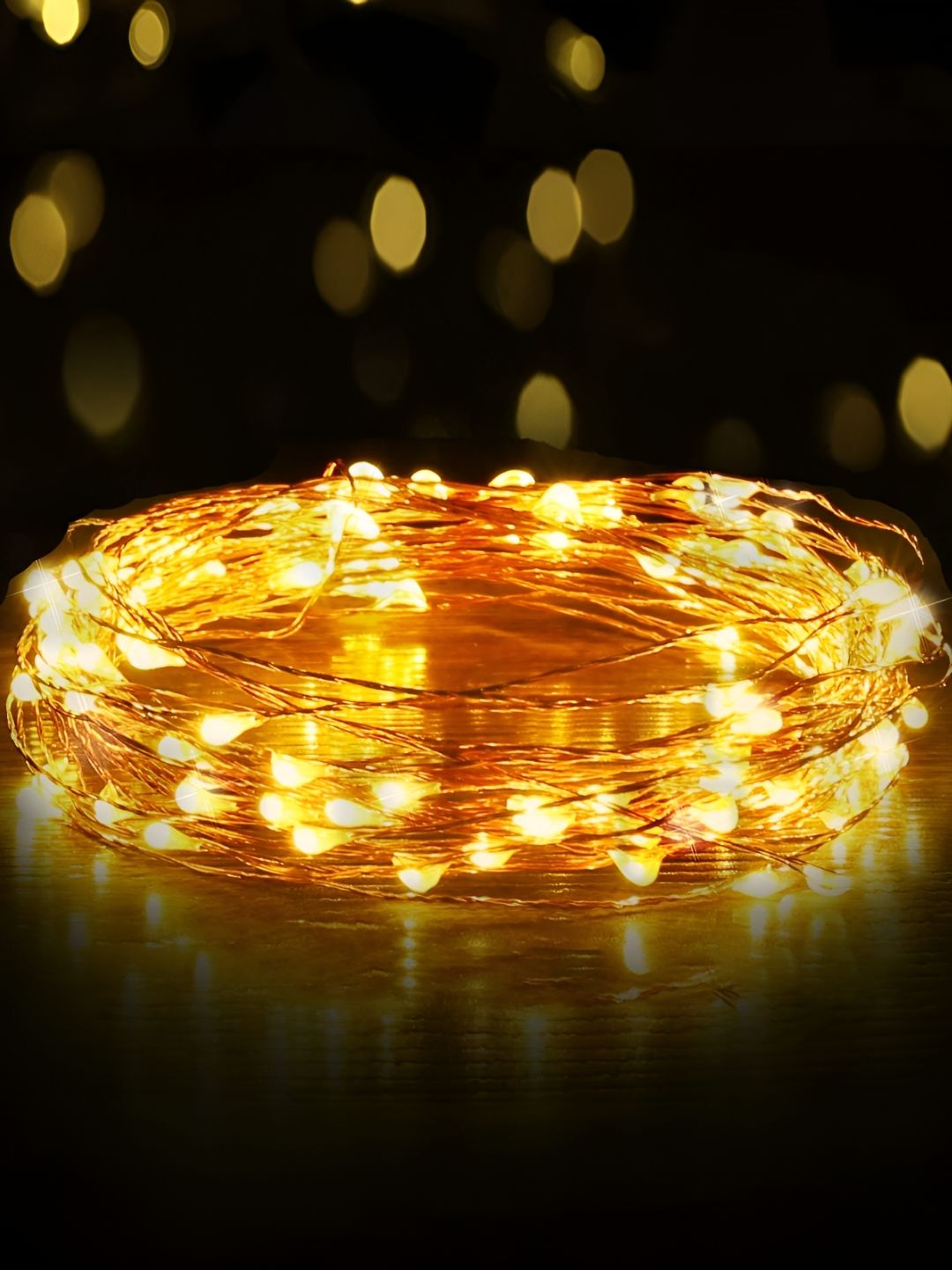 LITVERSE Yellow Rice Shape String Lights-image-13