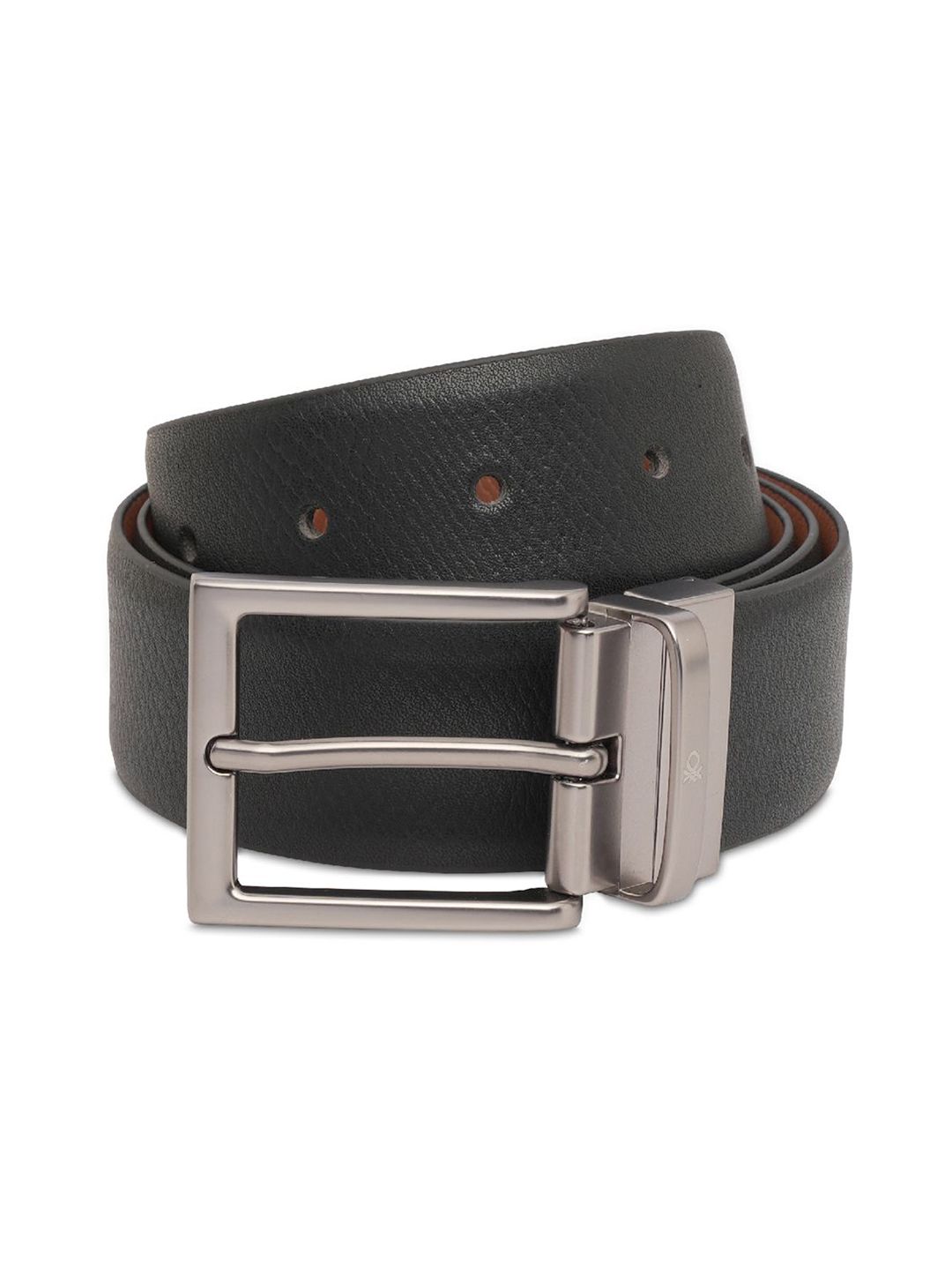 United Colors of Benetton Men Leather Reversible Formal Belt-image-40