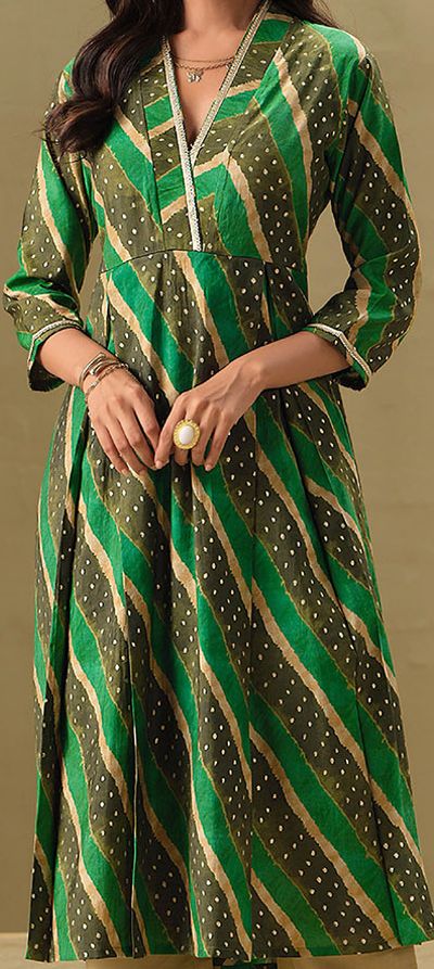 Women Yellow Printed A-Line Kurta Trousers Na Set