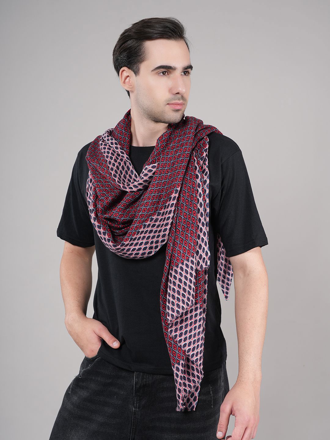 MUFFLY Unisex Printed Stole-picture-18