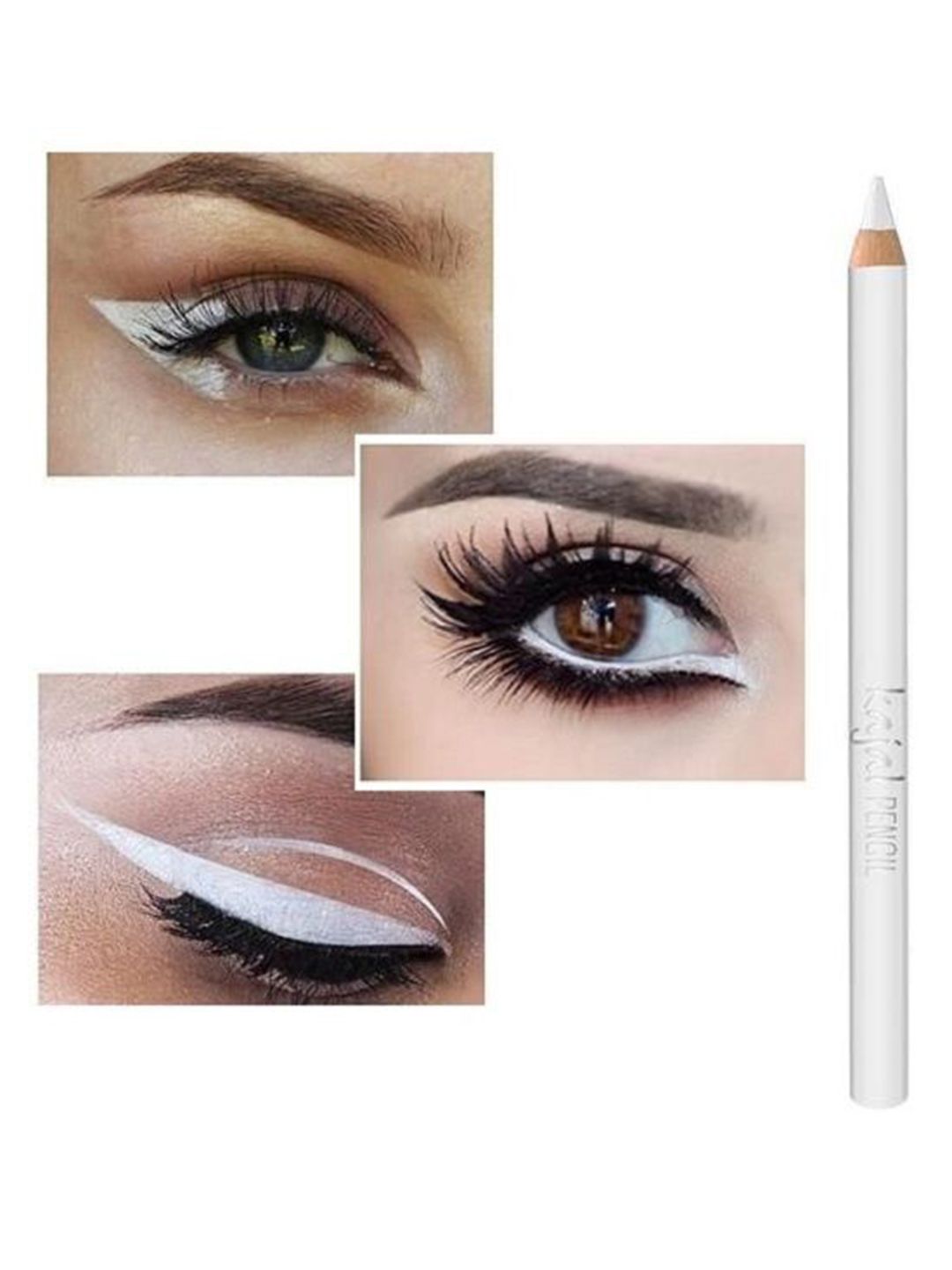 Herrlich Smudge Proof Matte Pencil Kajal- 0.75 g- White-picture-43