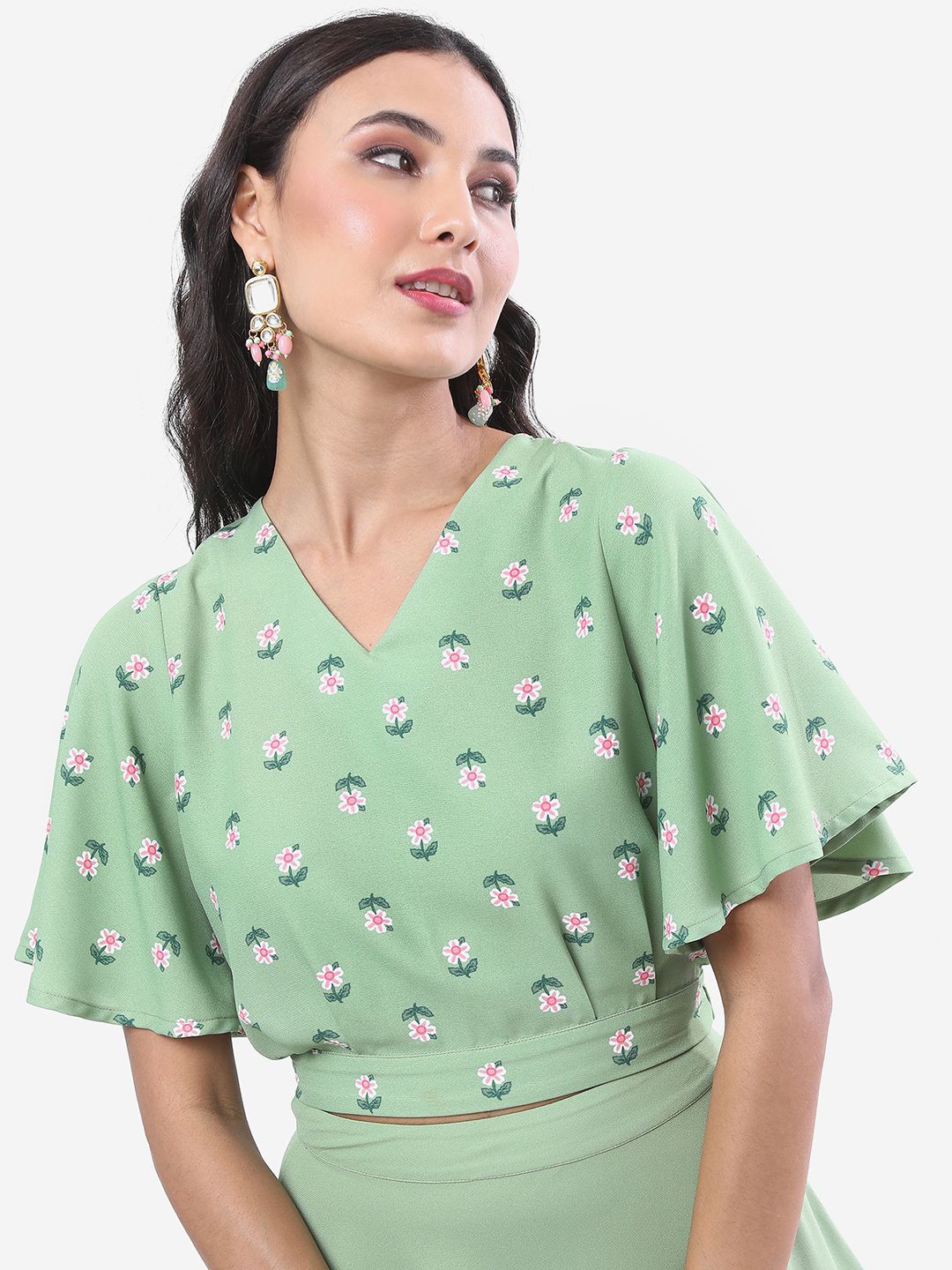 Vishudh Women Floral Print Crop Top-picture-17