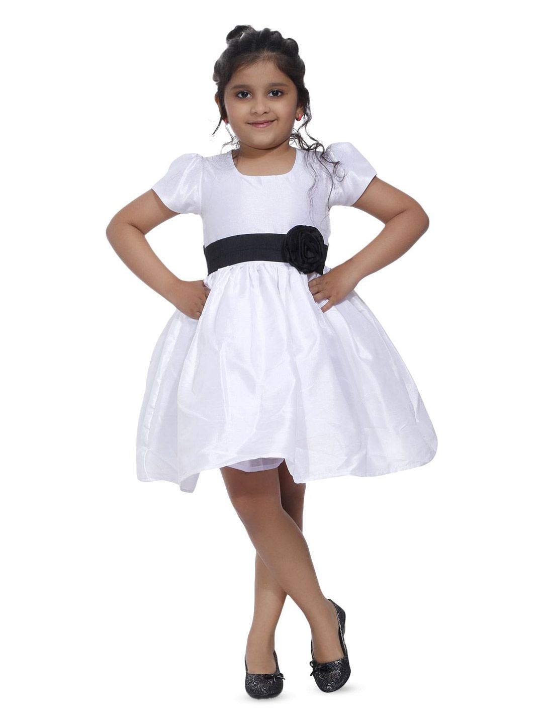 Wish little Satin A-Line Dress-picture-21