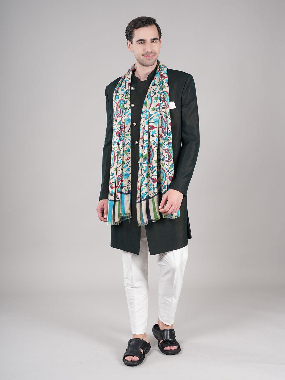 MUFFLY Men Printed Stole-picture-14
