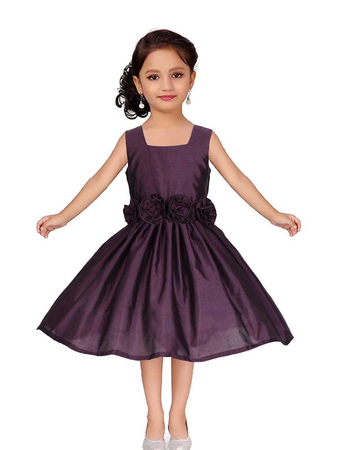 Wish little Satin A-Line Dress-picture-10