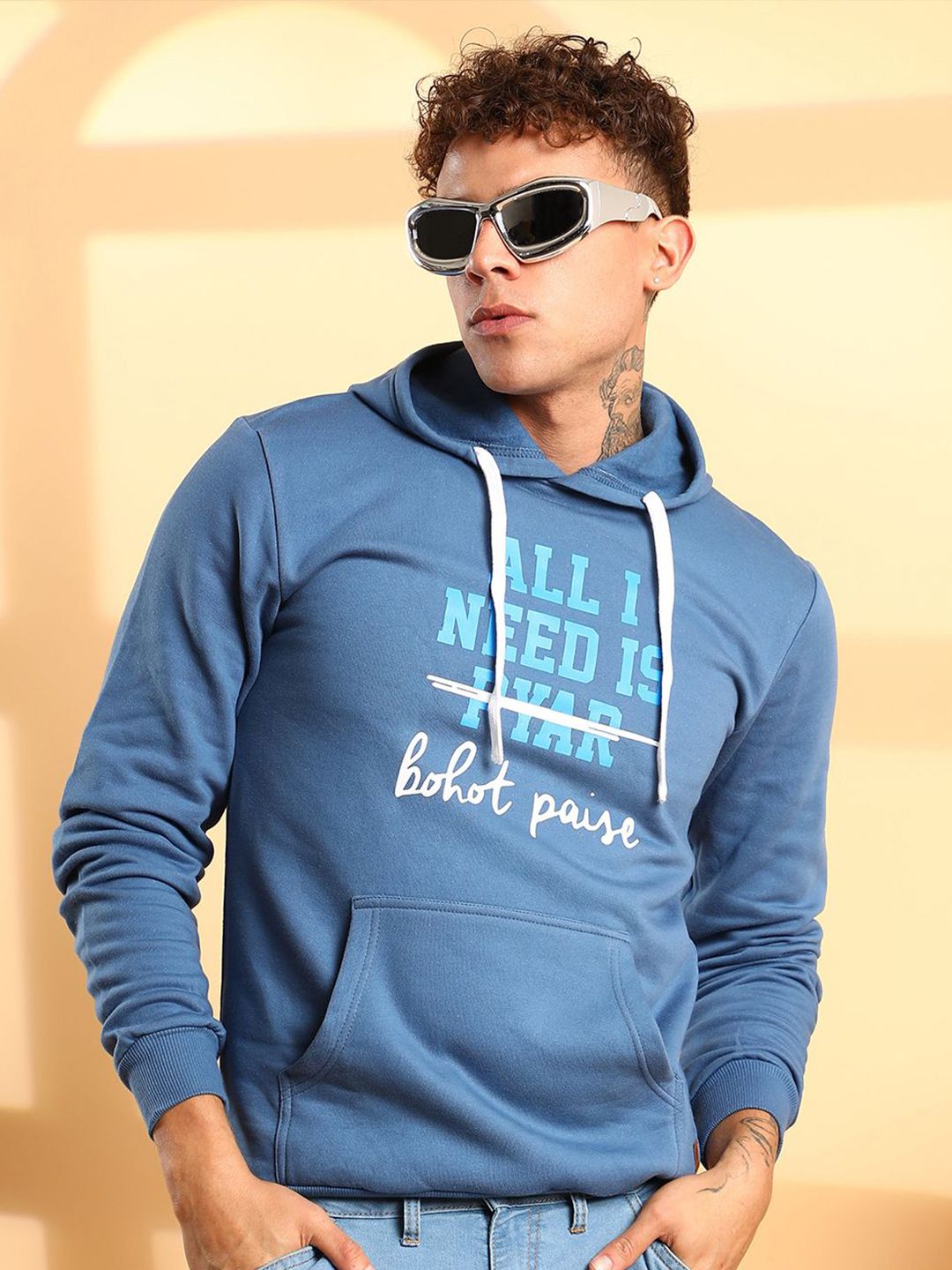 cahoot Campus Sutra Men Printed Hooded Sweatshirt-picture-49
