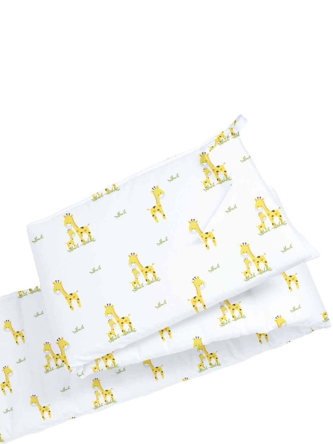 The White Cradle Kids Printed Pure Cotton Cot Bumper-image-49