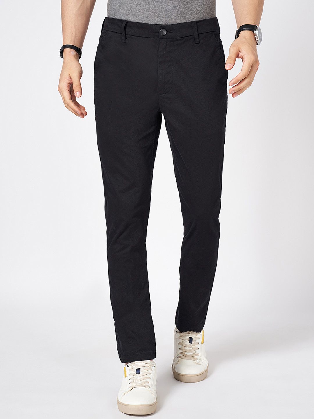 BYFORD by Pantaloons Men Slim Fit Trousers-picture-38