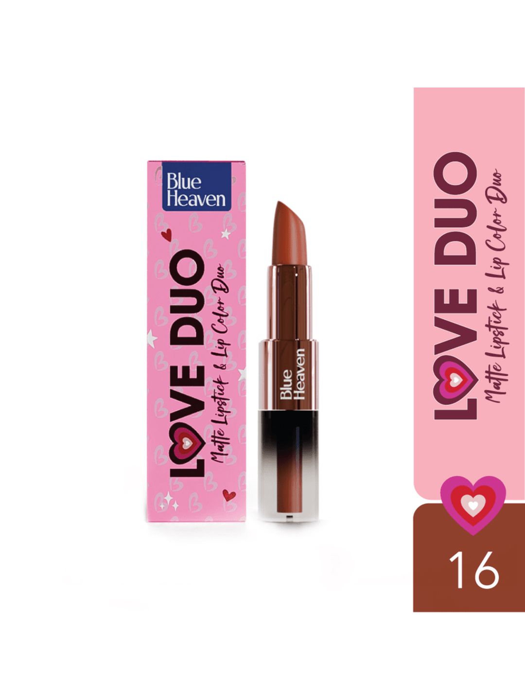 Blue Heaven Love Duo 2-in-1 Dual-Sided Matte Lipstick & Lip Colour 1.5ml + 4g - Shade 16-image-27