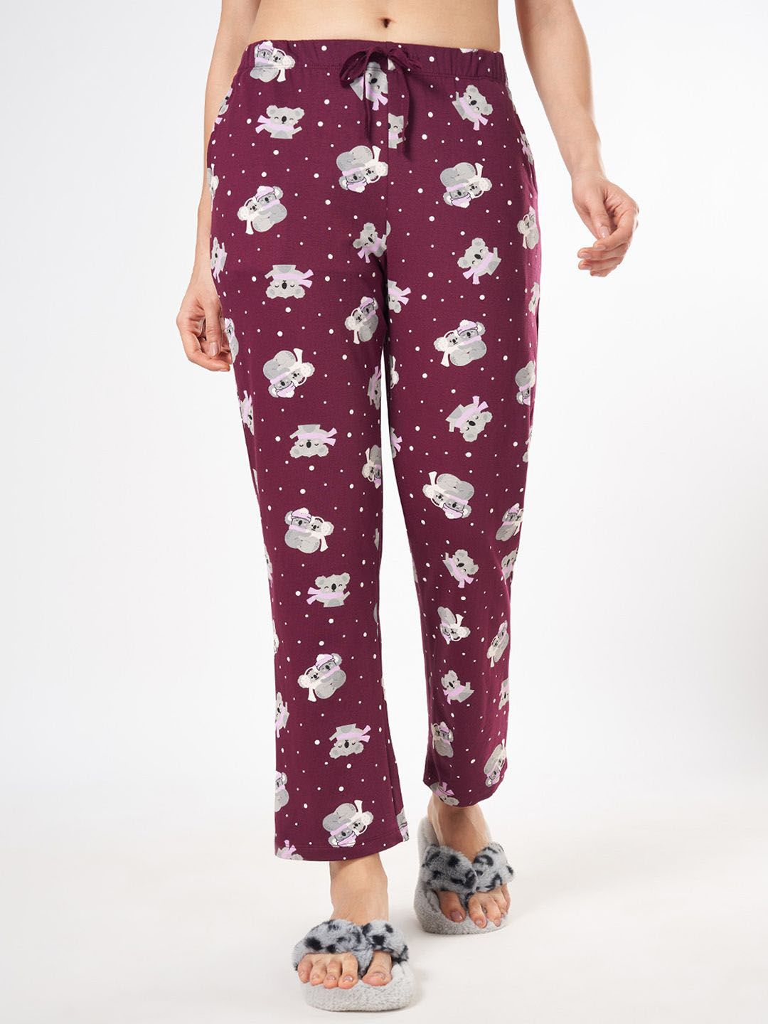 Dreamz by Pantaloons womens  Cotton Straight Lounge Pants-picture-10