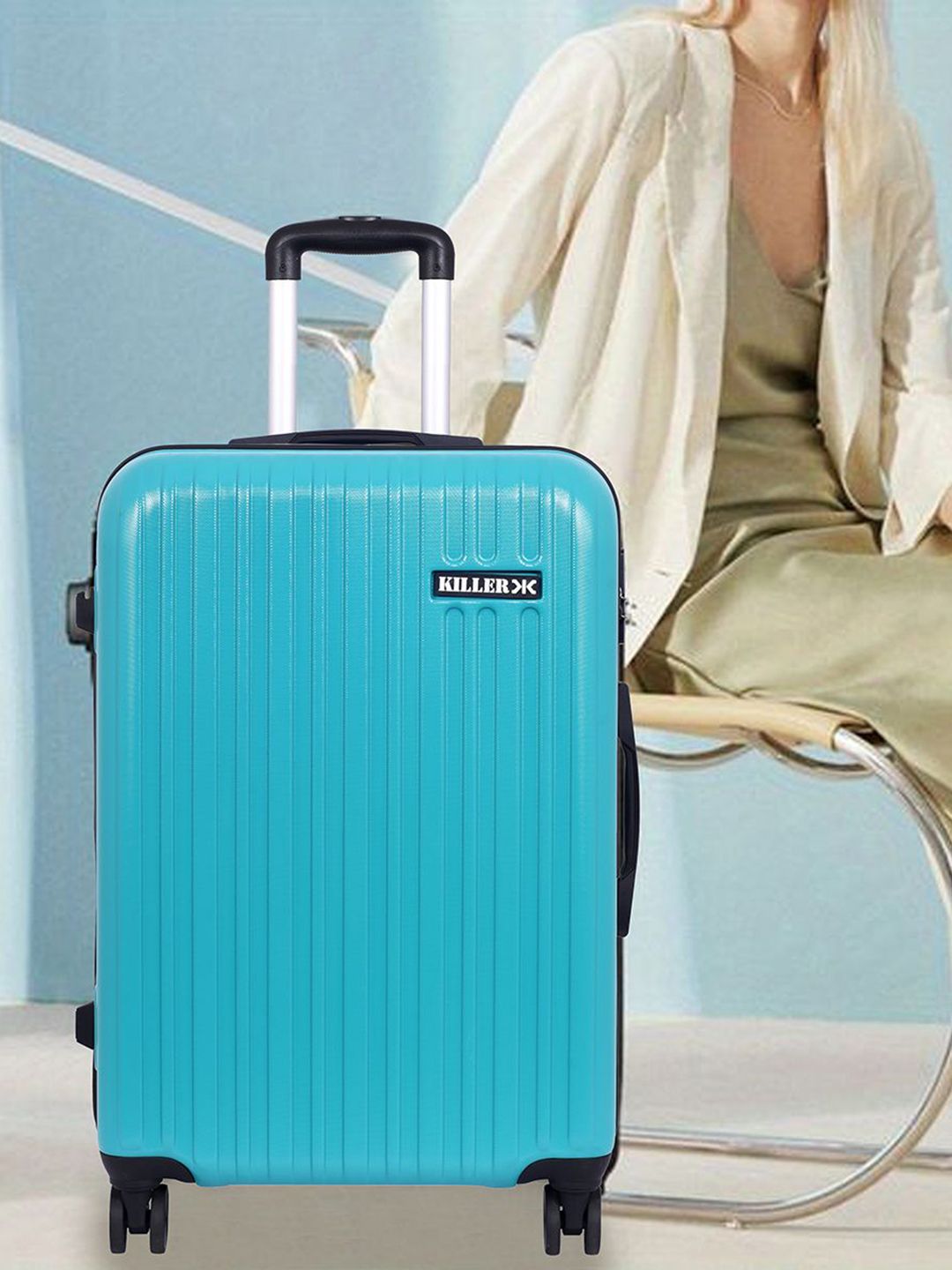 Killer Textured Hard-Sided Cabin Trolley Bag-picture-41