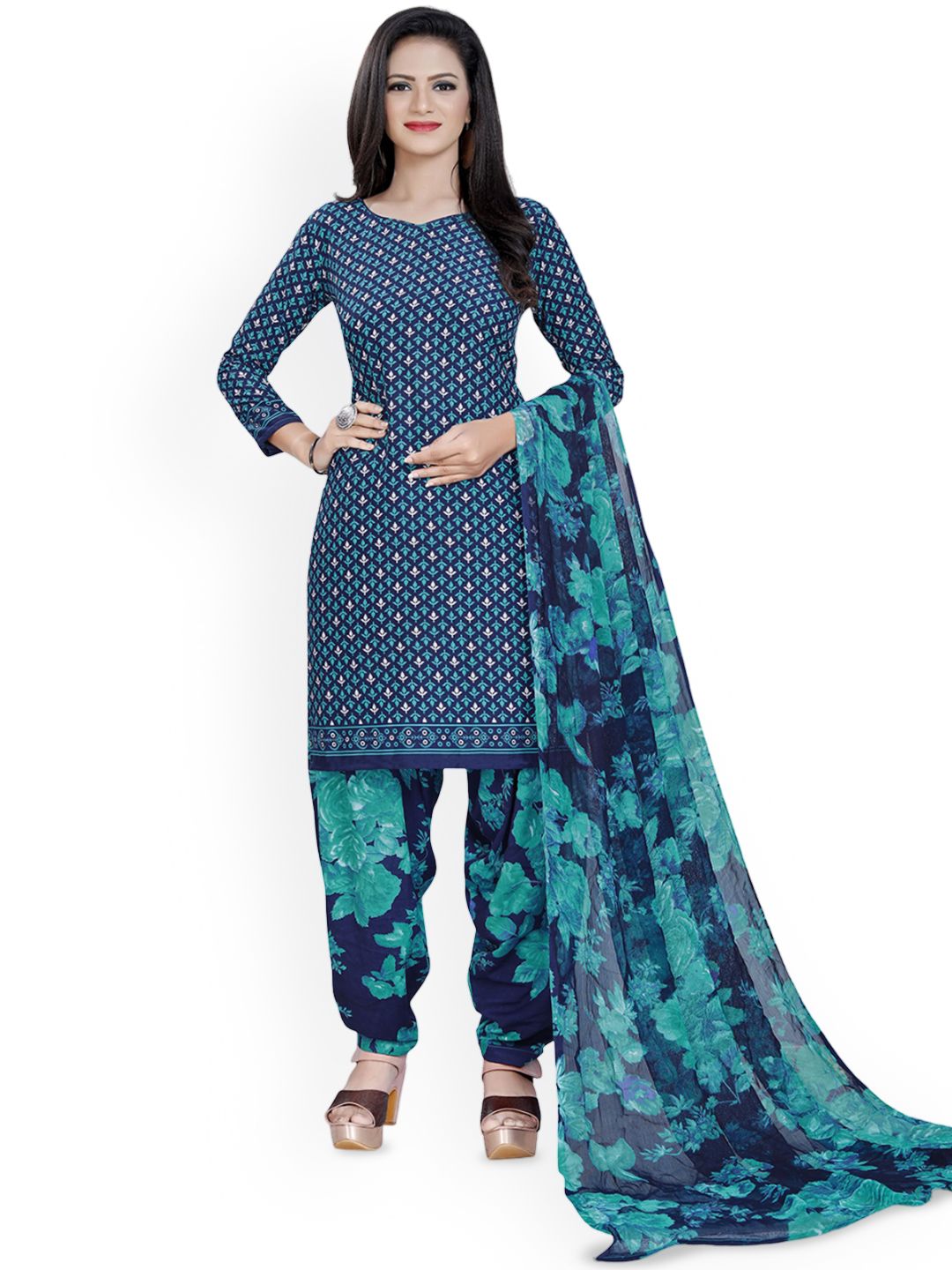 Maroosh Ethnic Motifs Printed Unstitched Dress Material-picture-2
