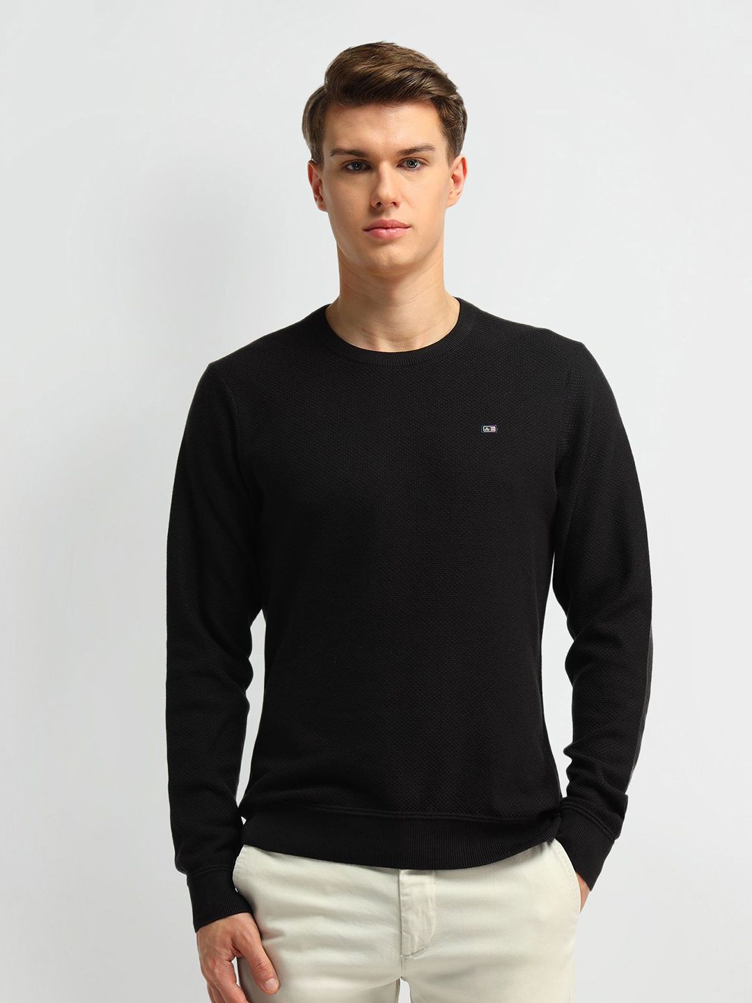 Arrow Sport Men Long Sleeves Round Neck Sweatshirt Pullover-picture-25