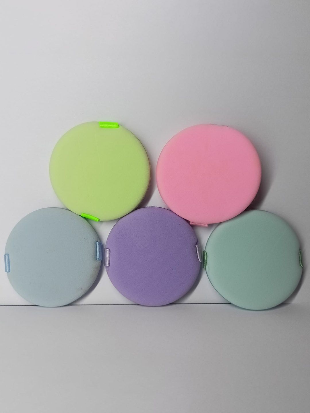 Facejewel Set Of 7 Powder Puffs & Mini Heart Sponge Puff With Box-picture-40