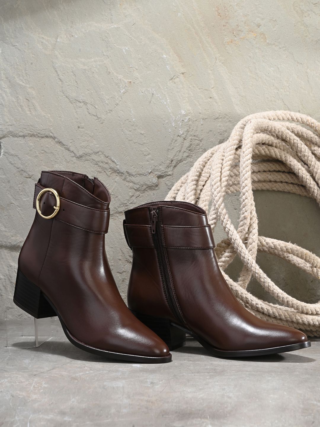 The Roadster Lifestyle Co Women Pointed Toe Casual Boots-picture-36