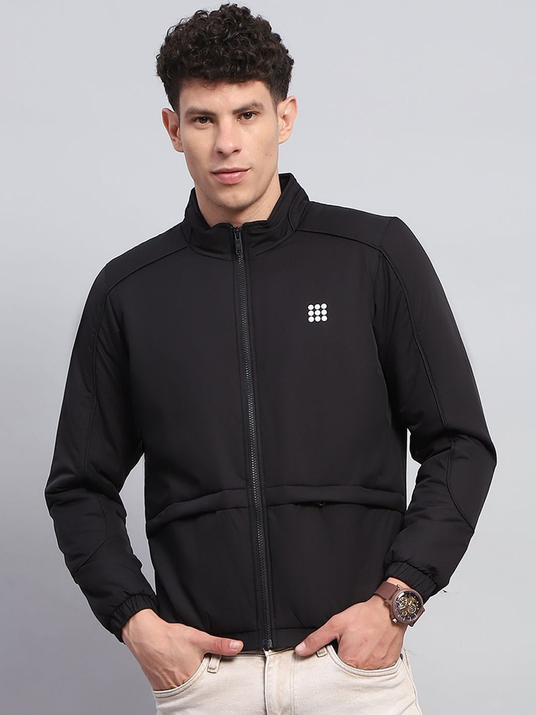 rock.it Men Sporty Jacket with Patchwork-picture-36