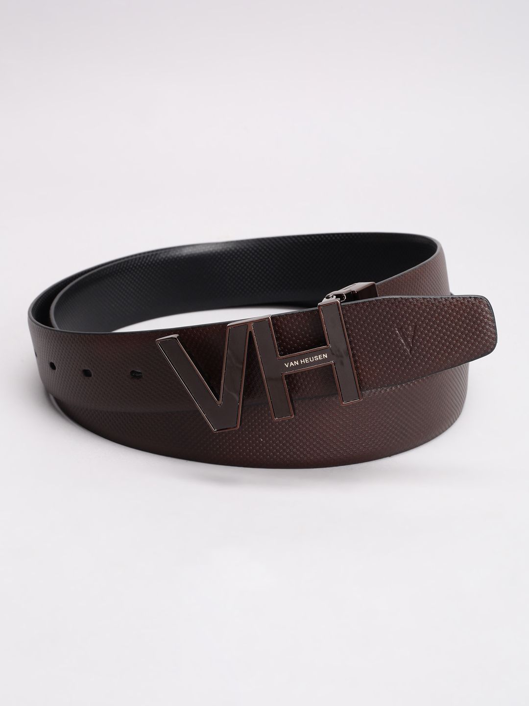 Van Heusen Men Textured Leather Reversible Formal Belt-picture-29