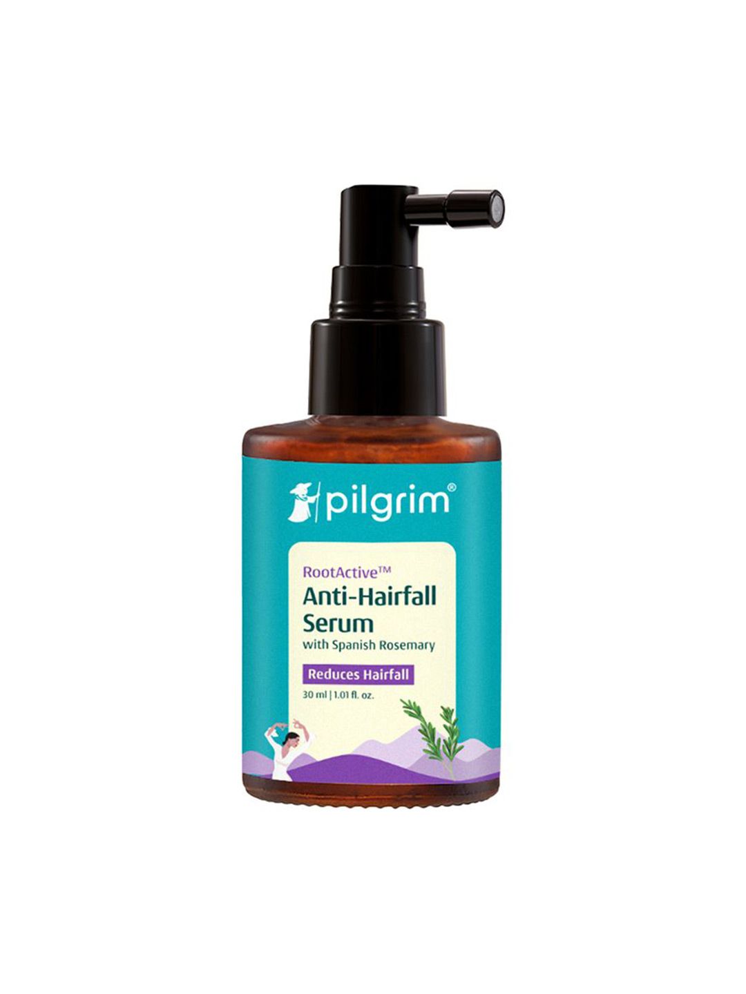 Pilgrim Rootactive Anti Hairfall Serum With Spanish Rosemary - 30ml-image-29