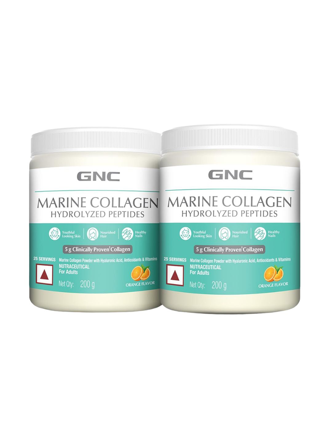 GNC Set Of 2 Orange Flavour Marine Collagen with Hydrolyzed Peptides - 200g Each-picture-45
