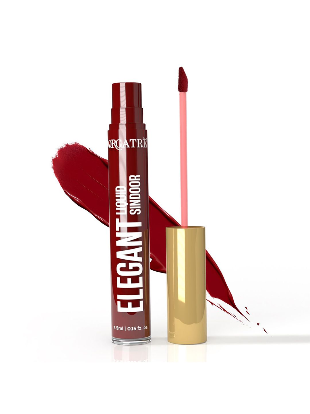 Orgatre Elegant Liquid Sindoor- 4.5 ml - Maroon-image-40
