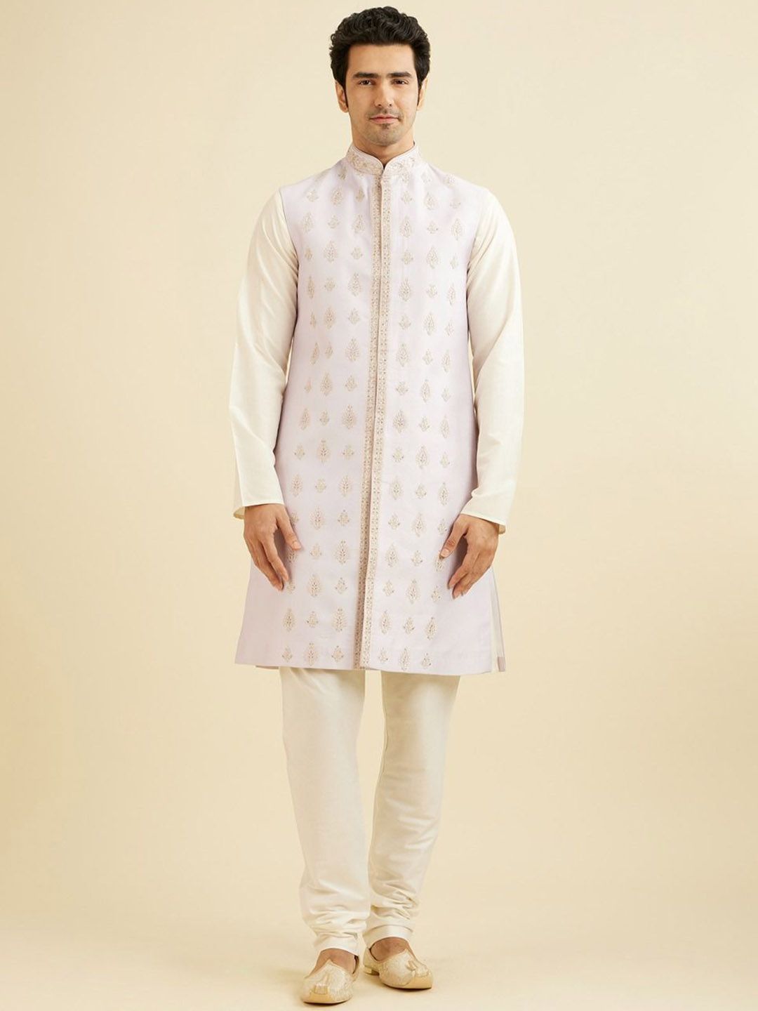 Manyavar Men Embroidered Sherwani Set-picture-22