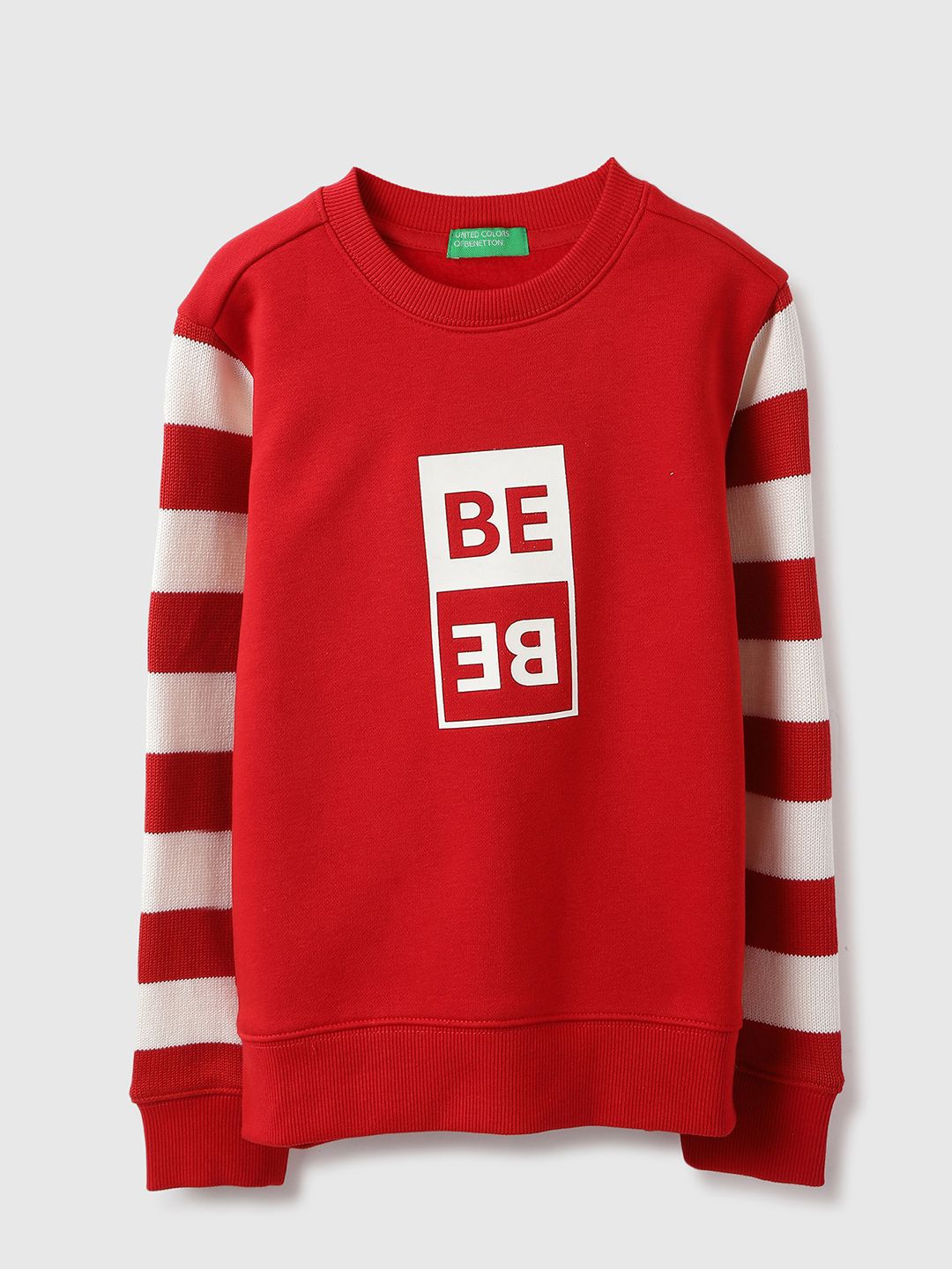 United Colors of Benetton Boys Long Sleeves Striped Sweatshirt-picture-28