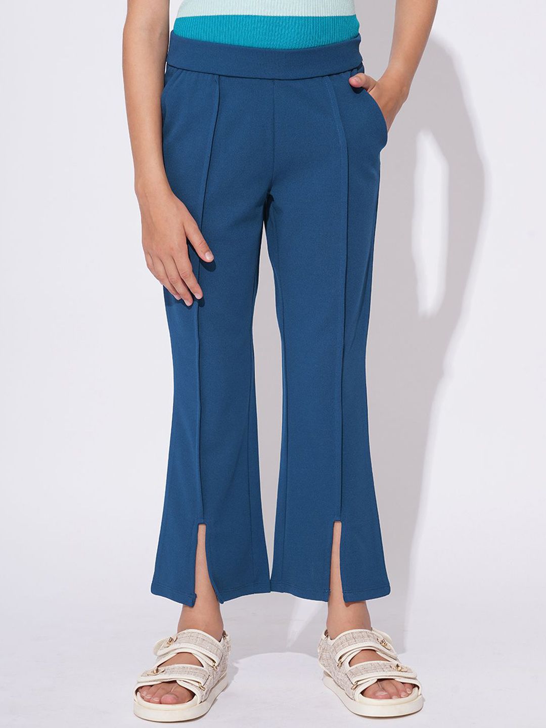Vero Moda Girls Slim Fit High-Rise Trousers-picture-42