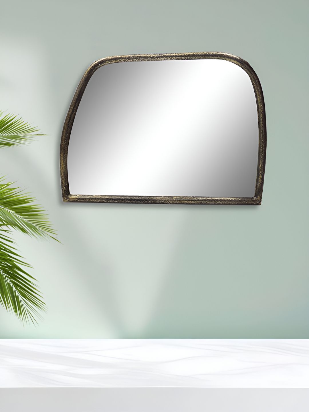 Metalsmith Brown MDF & Glass Wall Hanging Mirror-image-28