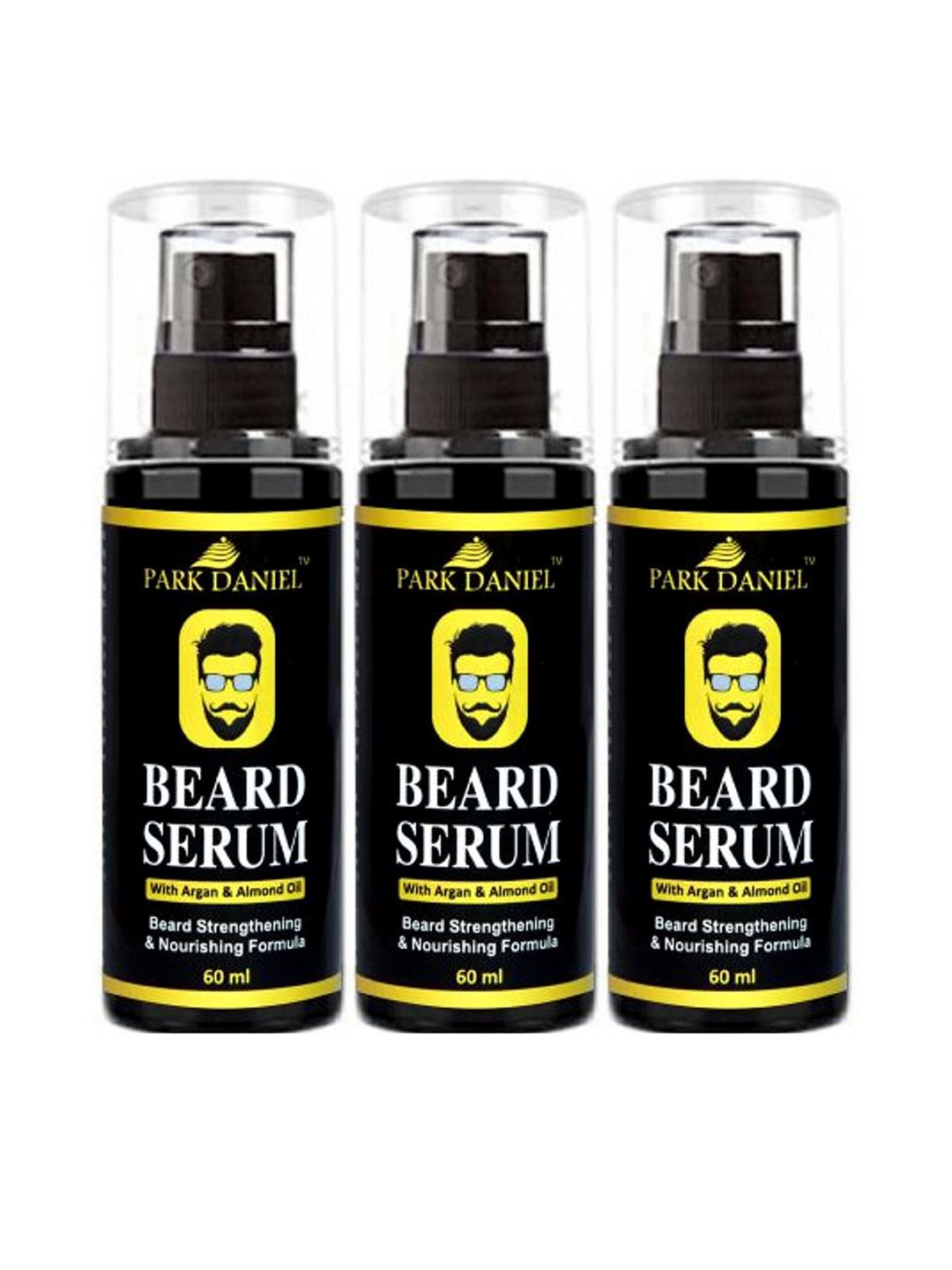 Park Daniel Set Of 3 Beard Growth Serum With Argan & Almond Oil -60 ml Each-image-23