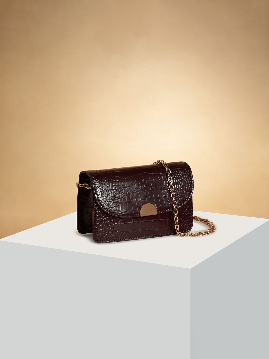 Forever Glam by Pantaloons PU Structured Sling Bag-picture-37