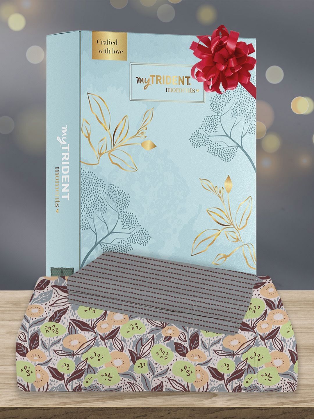 MYTRIDENT Moments Brown Floral Printed 120 TC Pure Cotton Queen Bedsheet & 2 Pillow Covers-picture-19