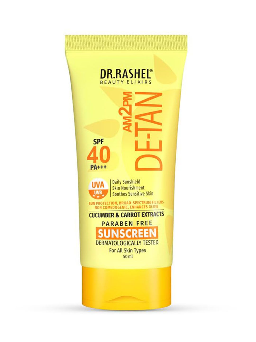 DR.RASHEL De-Tan Sunscreen SPF 40 PA+++ With CucumberFor Face & Body-50 ml-image-45