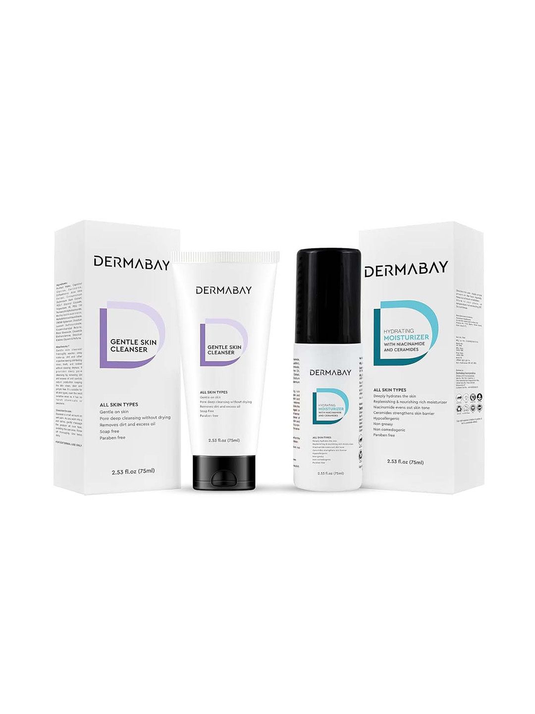 DermaBay Gentle Skin Cleanser With Hydrating Moisturizer 75 ml Each-image-47
