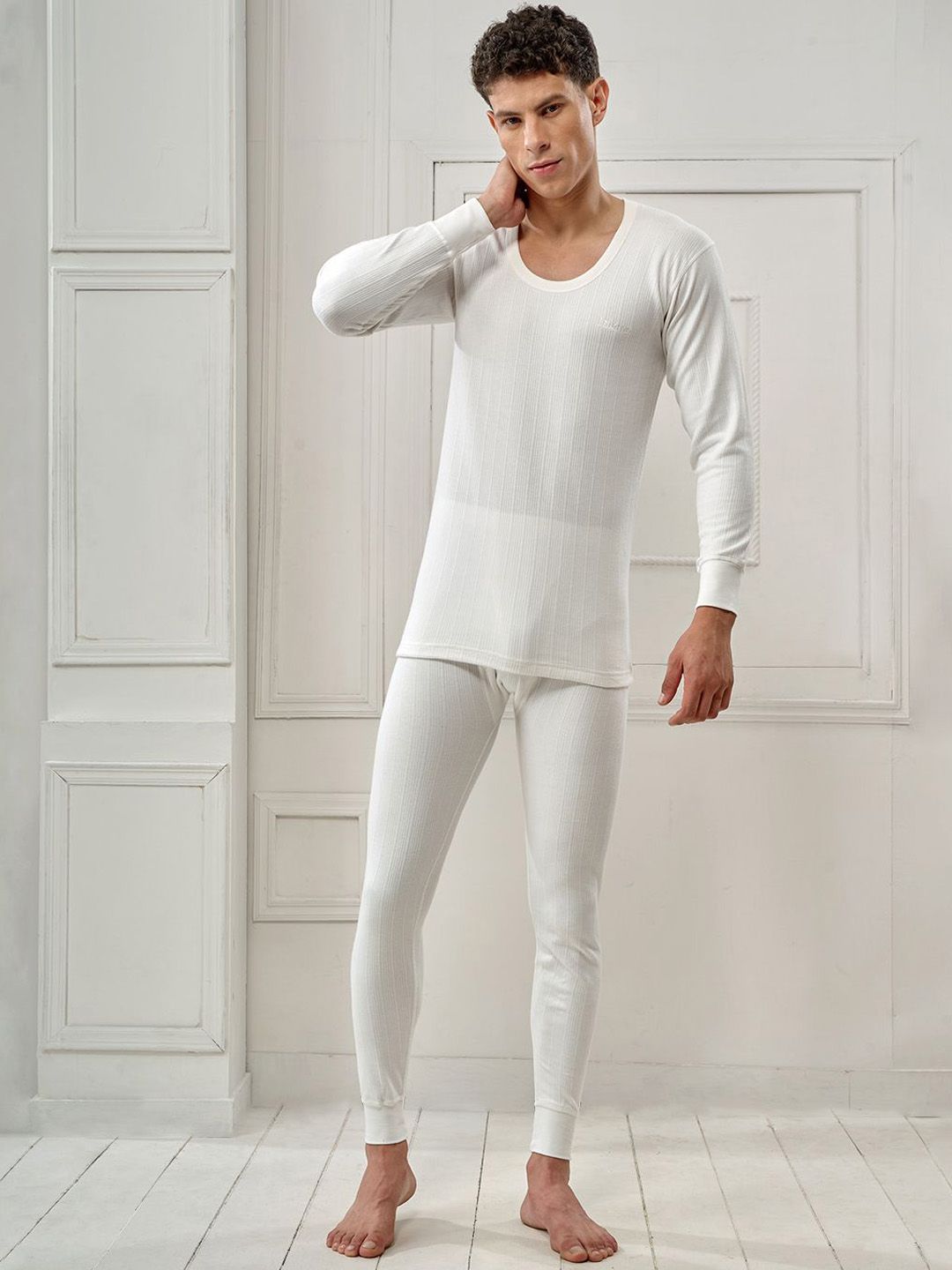 INFERNO Striped Cotton Thermal Set-picture-25