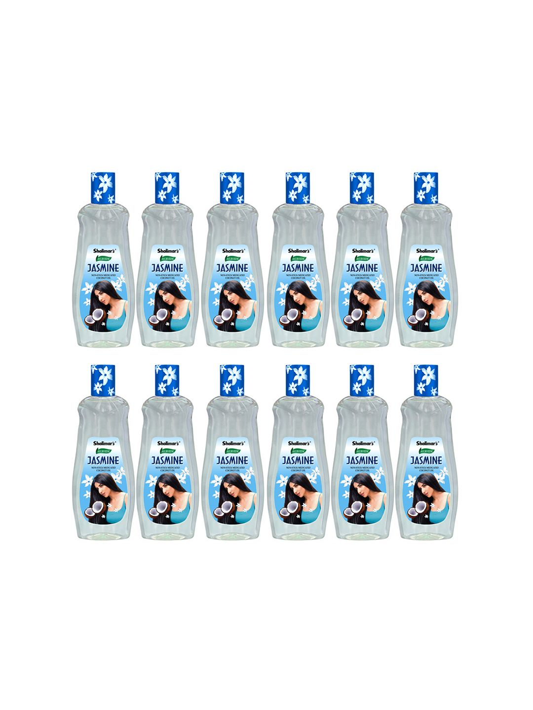 SHALIMAR'S Set Of 12 Ayurvedic Jasmine Coconut Hair Oil 50 ml Each-image-44