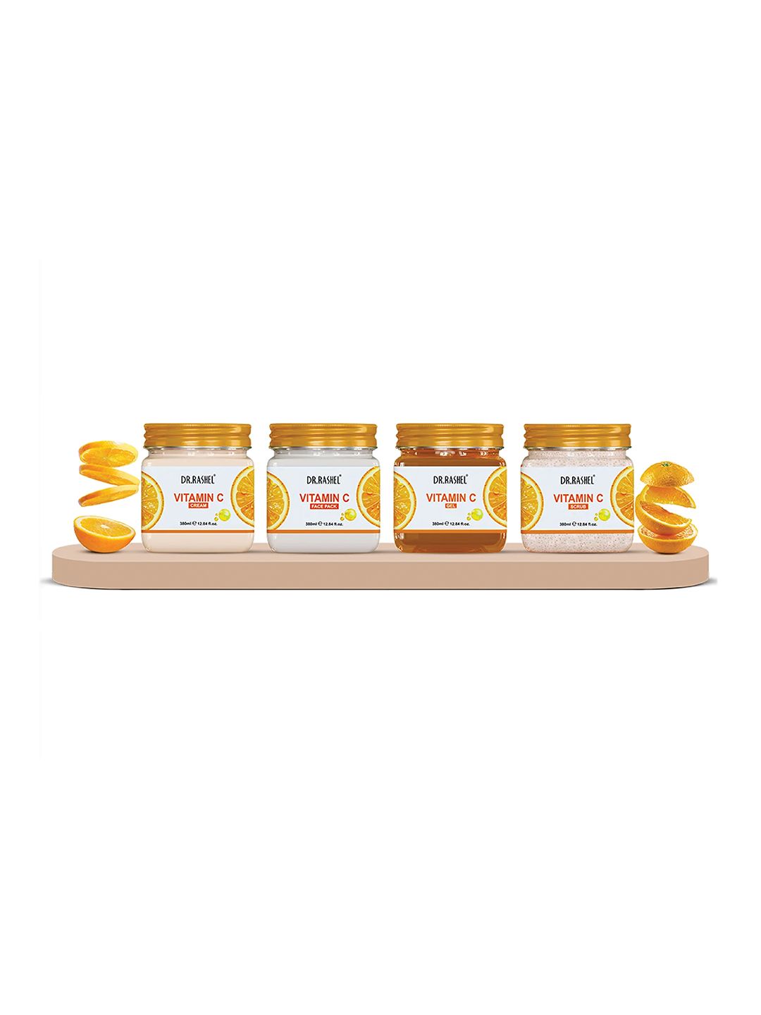 DR.RASHEL Set Of 4 Vitamin C Cream, Face Pack, Gel & Scrub 380 ml Each-picture-20